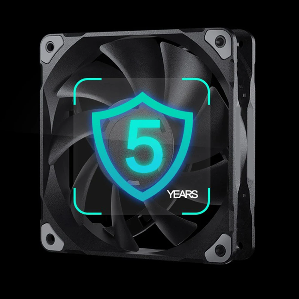 M25-F140/F120 Case Fan 140/120mm 4-pin PWM High airflow Silent CPU Fan 400-2000RPM Cascadable FDB Bearing PC Chassis