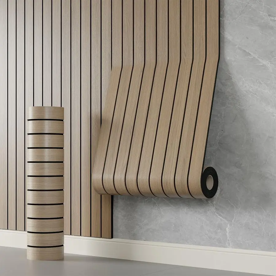 Peel and Stick Faux Oak Wood Wall Panels