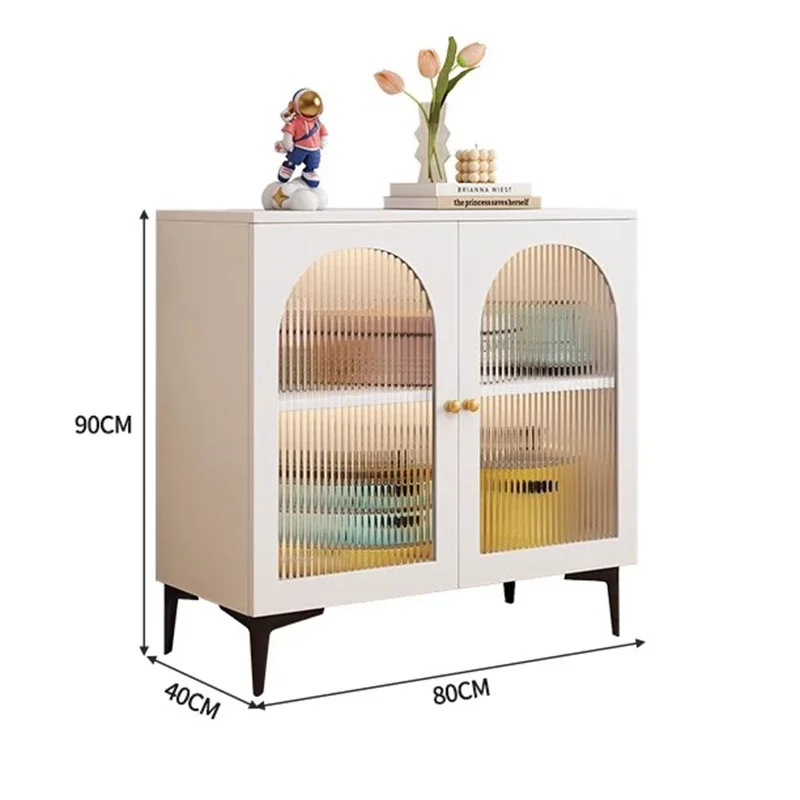 Nordic Multifunction Sideboard Cabinet Italian Minimalism Storage Shelf Tea Cabinet Showcases Kitchen Furniture Vitrina FYSC