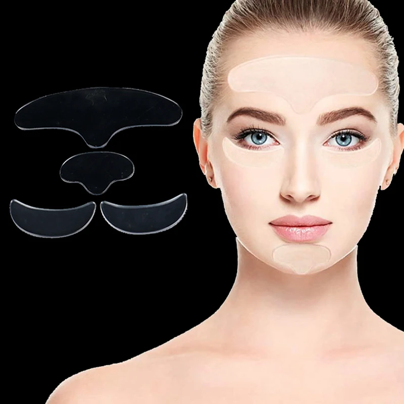 1/2/4/5/6/20Pcs Reusable Anti Eye Forehead Invisible Antiaging Face
