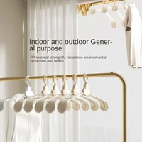 3800 Folding Clothes Hanger Multi-functional Household Balcony Clothes Hanging Travel Portable Clothes Hanger 2