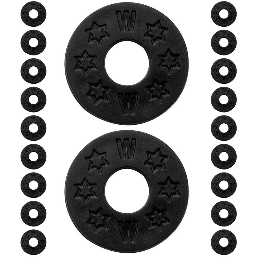 

20 Pcs Guitar Strap Pads Accessories Lock for Locks Electric Silicone Blocks Component