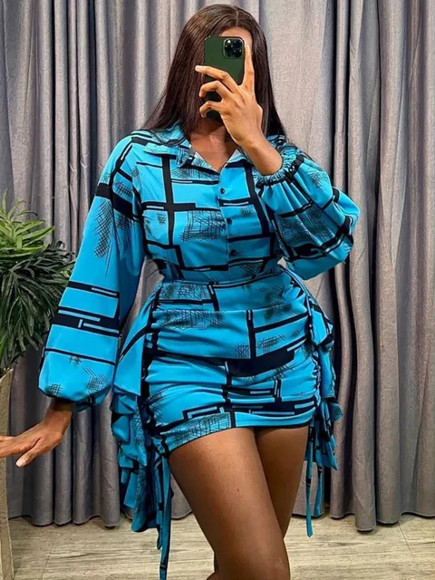 Chineye 2 Piece Blouse And Skirt - Image 2