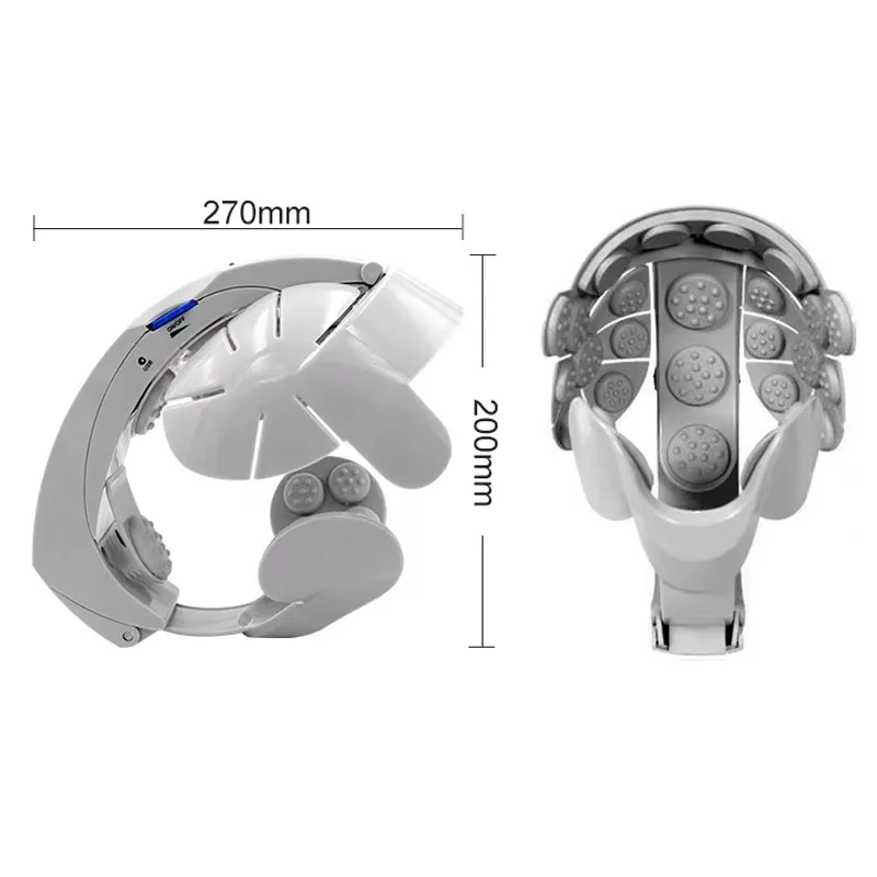 Electric Head Massage Relief Improve Sleep Vibration Relaxation Health Care Device Relax Easy Acupuncture Point Brain Massager