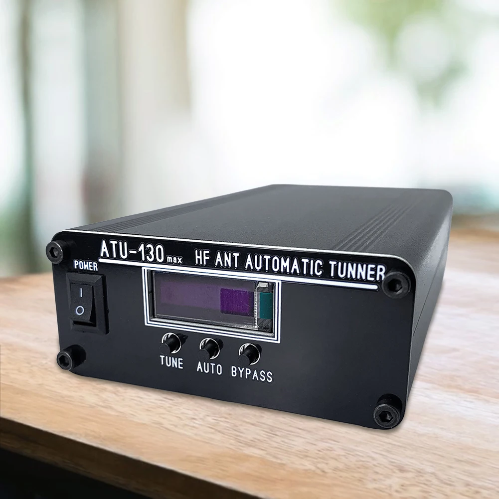 ATU-130 MAX Automatic Shortwave HF Antenna Tuner 1.8-50MHz 200W Miniature Shortwave Antenna Tuner