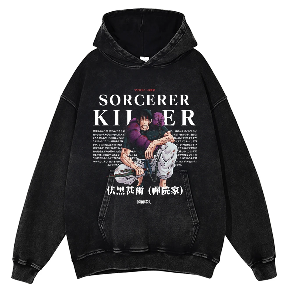 Hoodies women Sweatshirts Print Anime Hoody Streetwear Tops  clothes punk Autumn