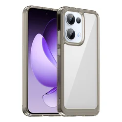Vibrant Transparent TPU Protective Phone Case - OPPO Reno 13F 4G (GRAY)