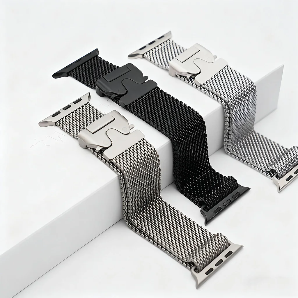 Titanium Milanese Loop Watch Straps - Premium Design