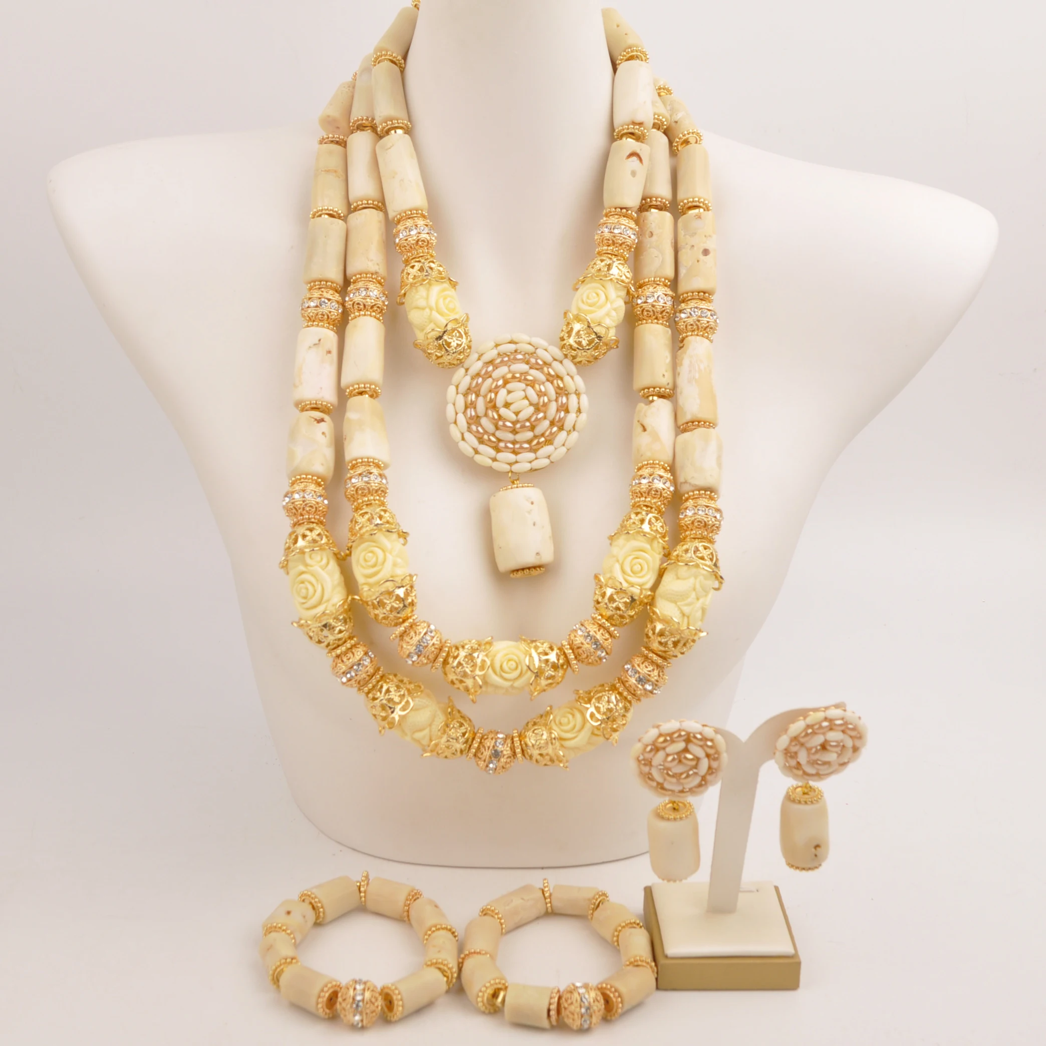 nigerian-bride-wedding-jewelry-real-white-coral-jewelry-set