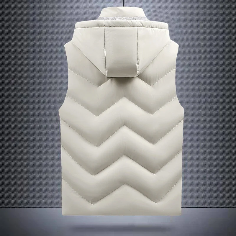 new men's fashion spring autumn winter down cotton vest men's jacket young leisure winter self-cultivation