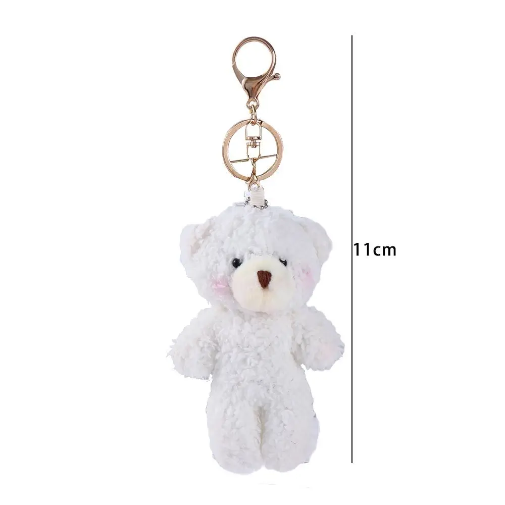 Bag Pendant Stuffed Animal Toys Car Keychain Dog Plush Keyring Bear Plush Keychain Plush Rabbit Keychain Backpack Pendant