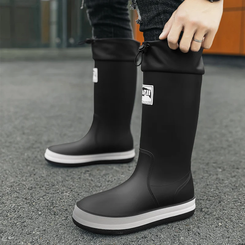 high top rain boots