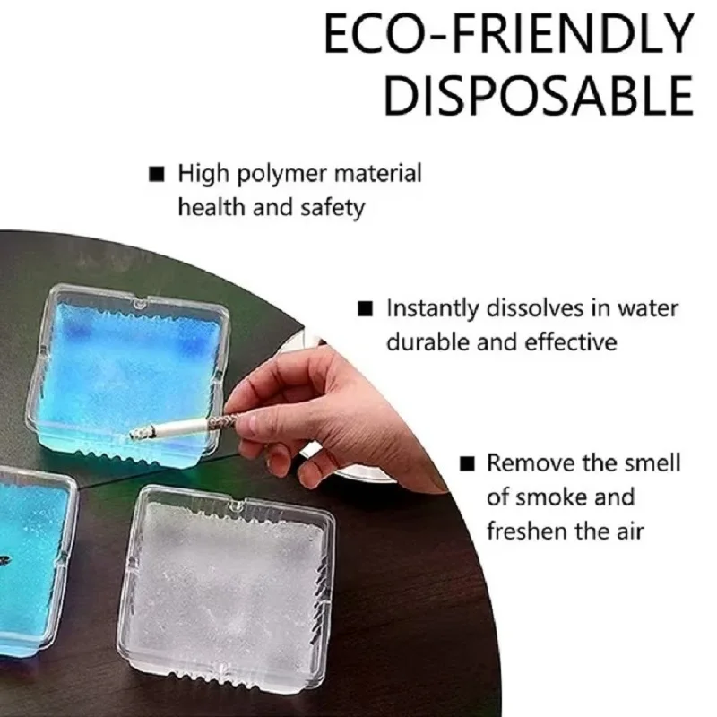 Disposable Plastic Ashtray portable ashtray cigarettes ashtray 20pc / 50pc With Eco-Friendly Sand Smokeless Cheap Indoor and Outdoor Portable Cigarette Ashtray