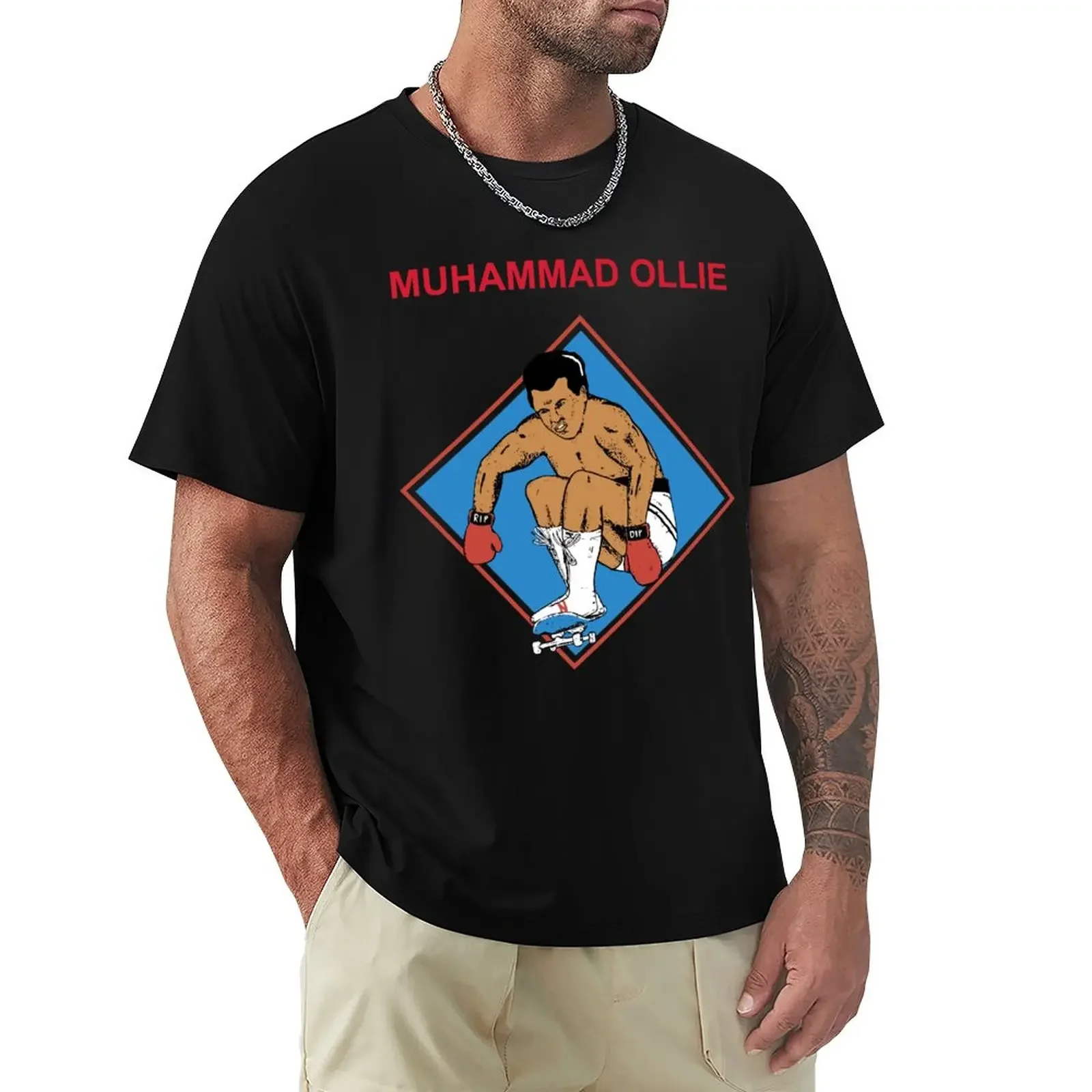 Muhammad Ollie Muhammad Ali T-Shirt Vestiti Carini Vestiti Vintage Maglietta Da Uomo Grafica