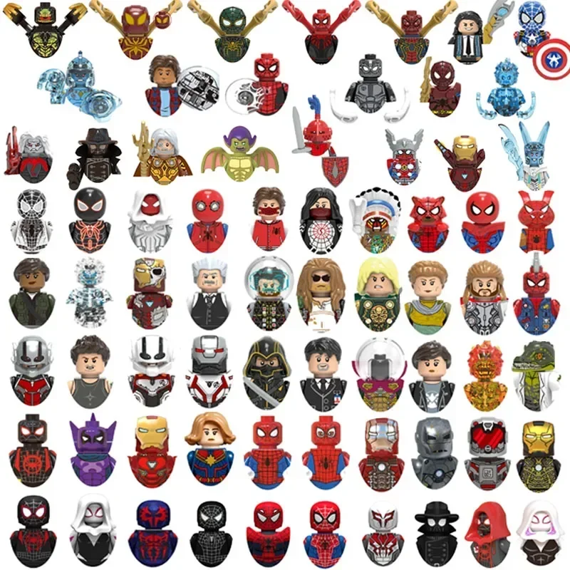 KT1016 WM6052 WM6055 X0265 X0268 X0281 Super Hero Marvel Series Bricks Cartoon Character building block Boy Birthday Present