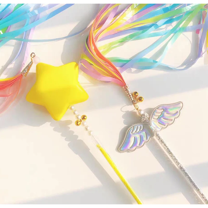 

Stick with Tassels Funny Feather Stick for Multiple Cats Pet Funny Kitten Cat Teaser Interactive Toy Rod with Tassels Feather