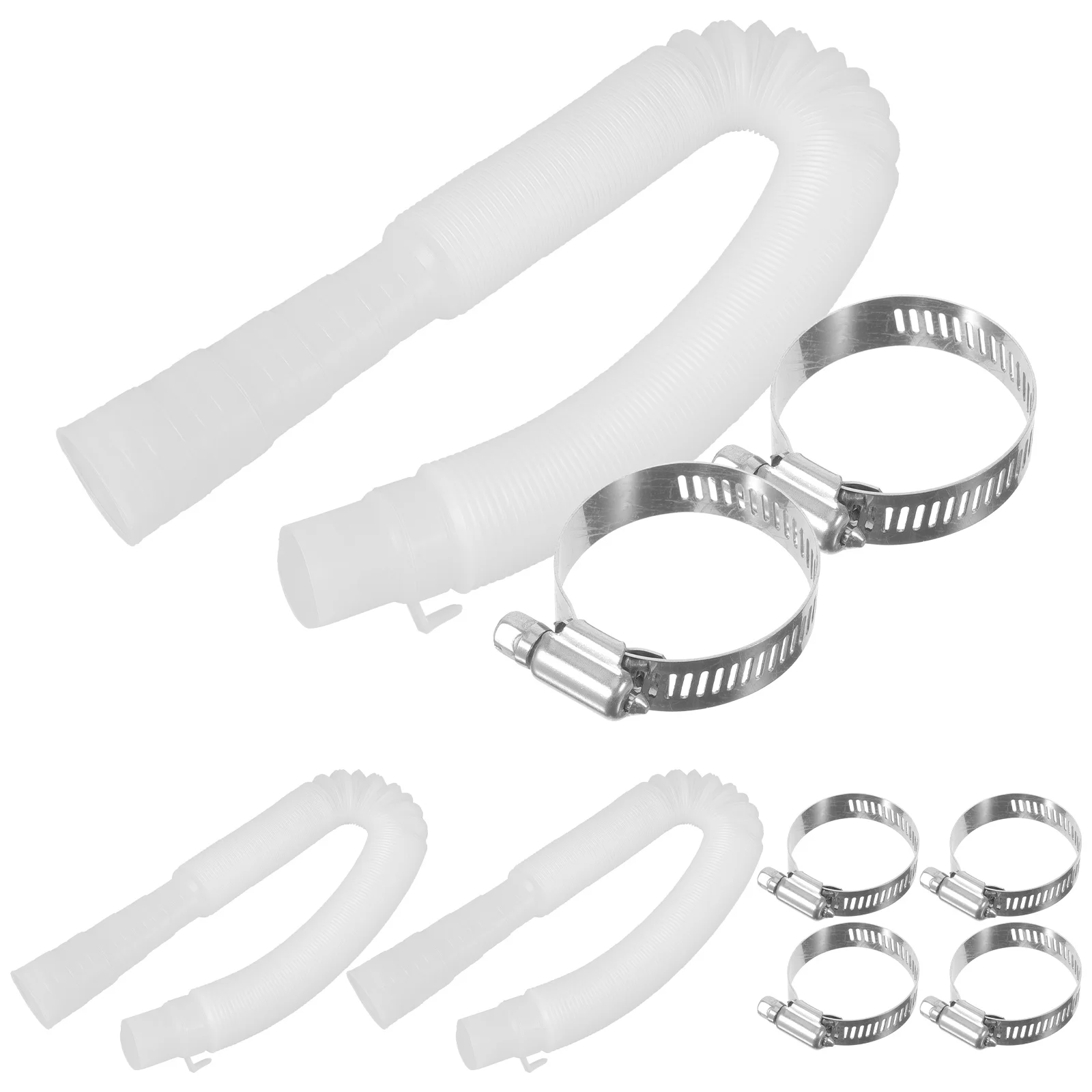 

3 Sets Swimming Pool Replacement Tube Hose for Drain Pipe Earth Tones Spa Supply Pump White Accessory Supplies