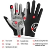 Cycling Gloves Full Finger for MTB and Road Bike Racing,Men&Women Spring Summer Thin Viscose Driving Breathable Antiskid Gloves 5