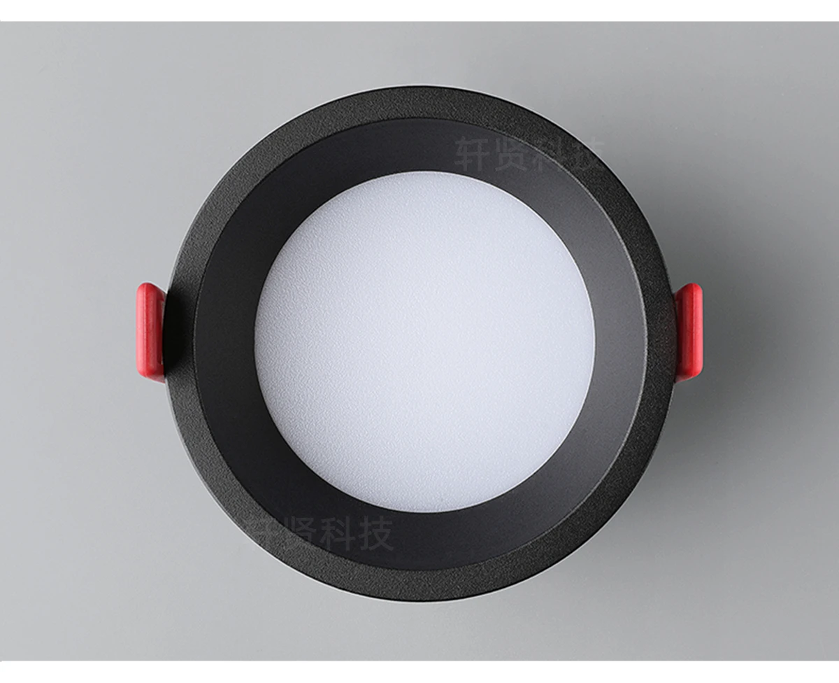 Dimmable Recessed LED Downlights Black/White Thick Aluminum Deep Anti-glare COB Ceiling Lamp Spot Lights AC110-260V led downlights bunnings