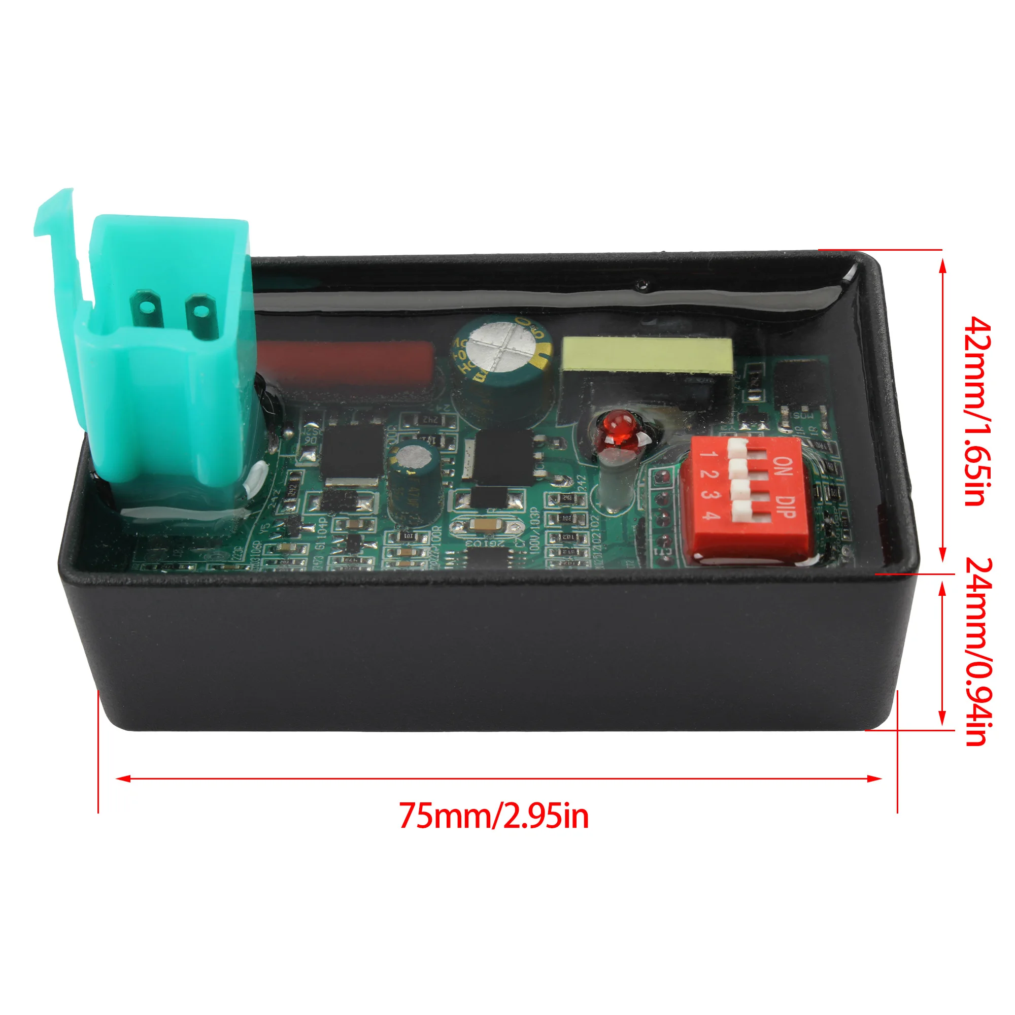4 5 6 Pin AC CDI Racing Box DIP Switch Motorcycle Lgnition Speed For WAVE100 Racing GY6 YX140 CG 125 150 110 Accessories