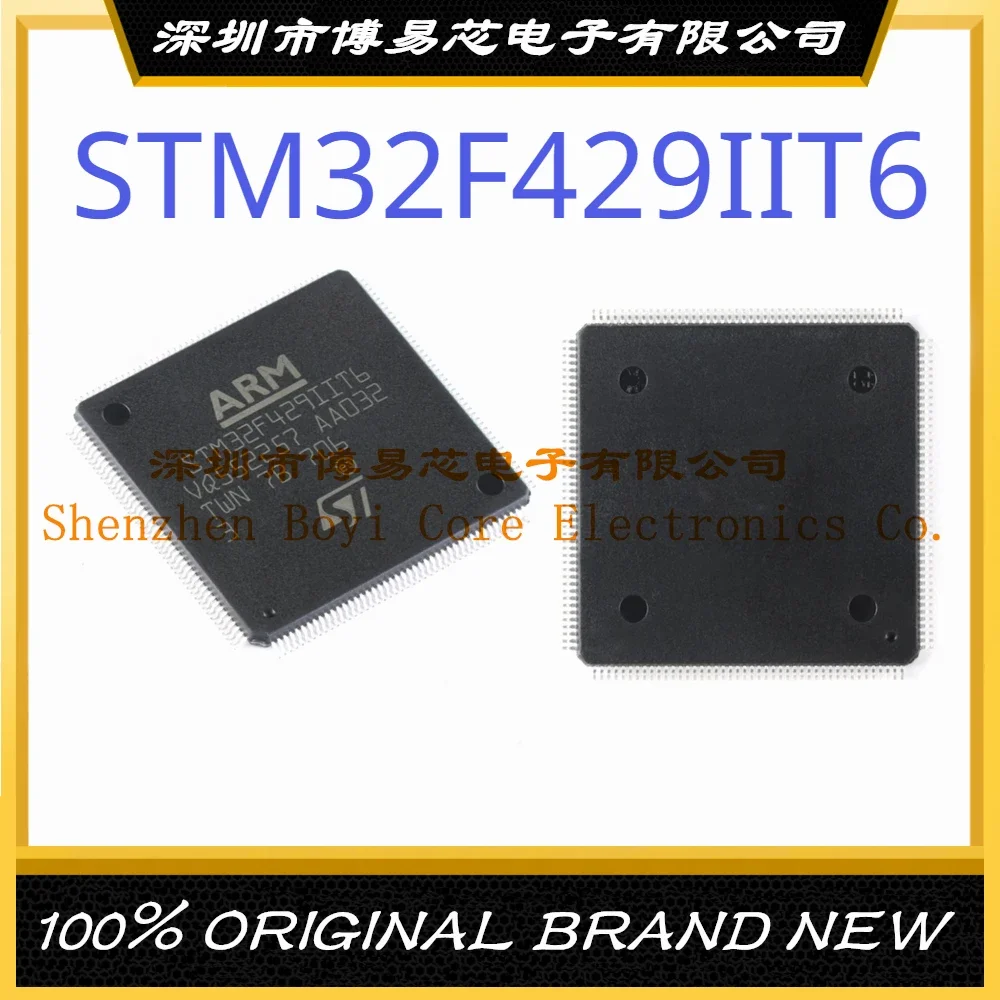 1PCS/LOTE Original Genuine STM32F429IIT6 LQFP-176 ARM Cortex-M4 32-bit Microcontroller MCU 1pcs original 53nd12 y hw genuine 53nd10 y hw relay 6 pin