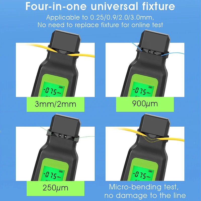 MAYTO  AUA-40D/40A Charging/Dry cell (optional) Fiber Optic Identifier Live with Built in 10mw Visual Fault Locator
