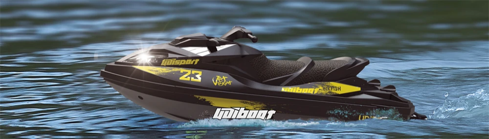 UDIRC 2.4G Jet Spray RC Boat Remote Control Speedboat Waterproof Self-Righting LED Lights RTR High-Speed Vehicles Models Toys