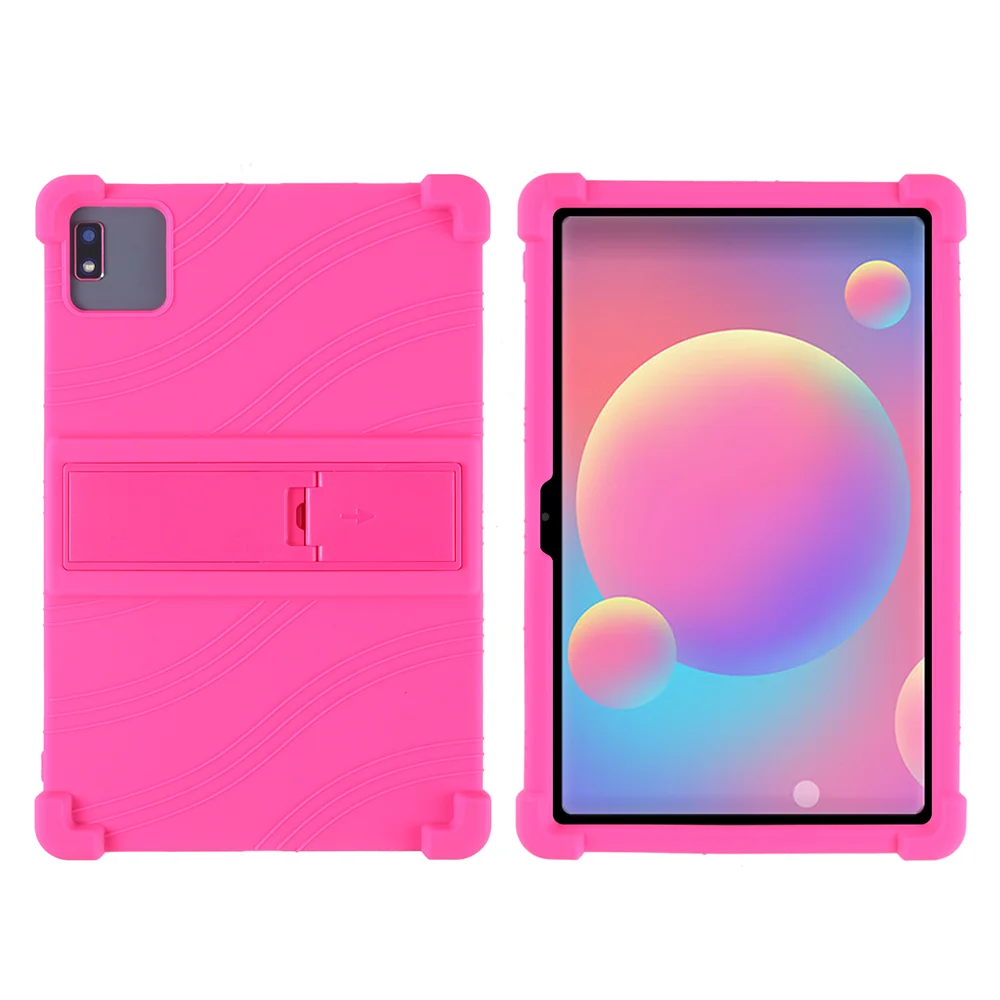 Enhanced Protective Tablet Case with Multi-Angle Adjustable Stand - Silicone Airbags and Shockproof Design