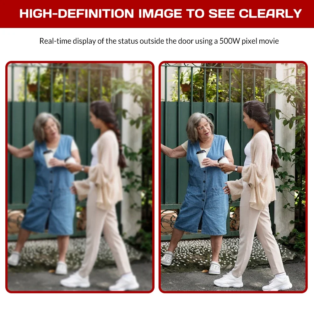 Wireless Video Intercom Doorbell Camera with Night Vision