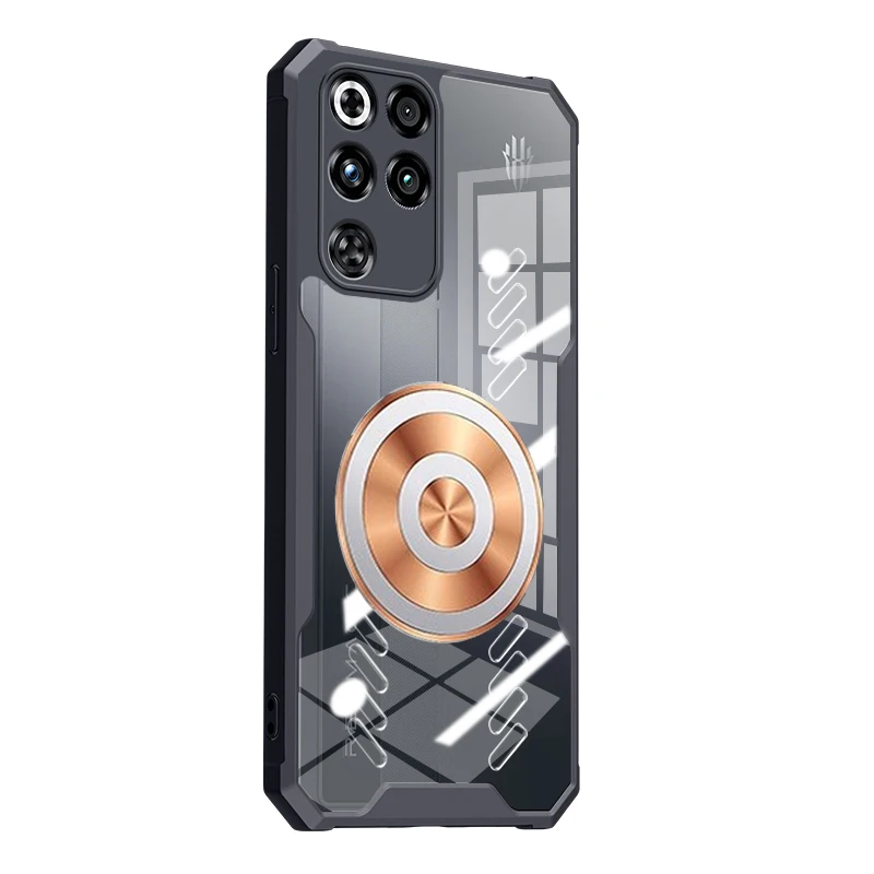 Copper Cooling Phone Case with Car-mounted Heat Dissipation and Transparent Cover