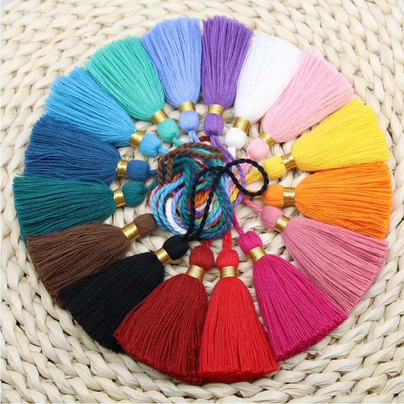 Rayon Tassels, 5cm, Tassels for Crafts, Handmade Hanging Tassels