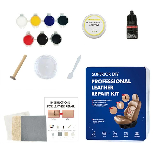 7 Color Leather Repair Tool Kit DIY Repair Leather Burns, Scratches,  Abrasion, Aging And Cracks Leather Repair Cream Wholesale - AliExpress