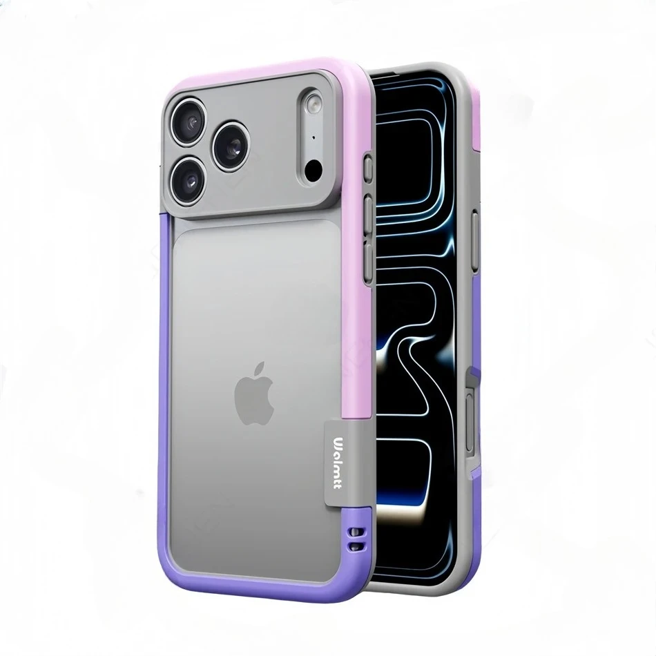 Silicone Frame Slim Bare-Bones Feel Shockproof Case with Full Camera Protection