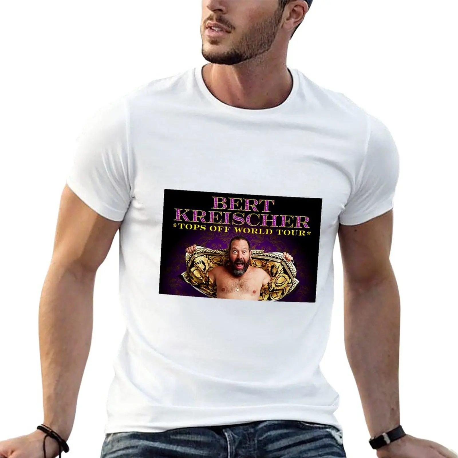 

New Bert Kreischer tops of world T-Shirt quick drying shirt t shirt man t shirts for men pack
