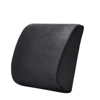 2024 Cushion Office Memory Foam Waist Cushion Slow Rebound Car Cushion Chair Waist Pillow Velvet Bamboo Fiber Waist Cushion Set 2