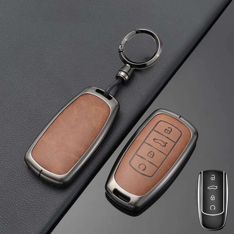 Premium Retro-Style Remote Car Key Case Cover Holder