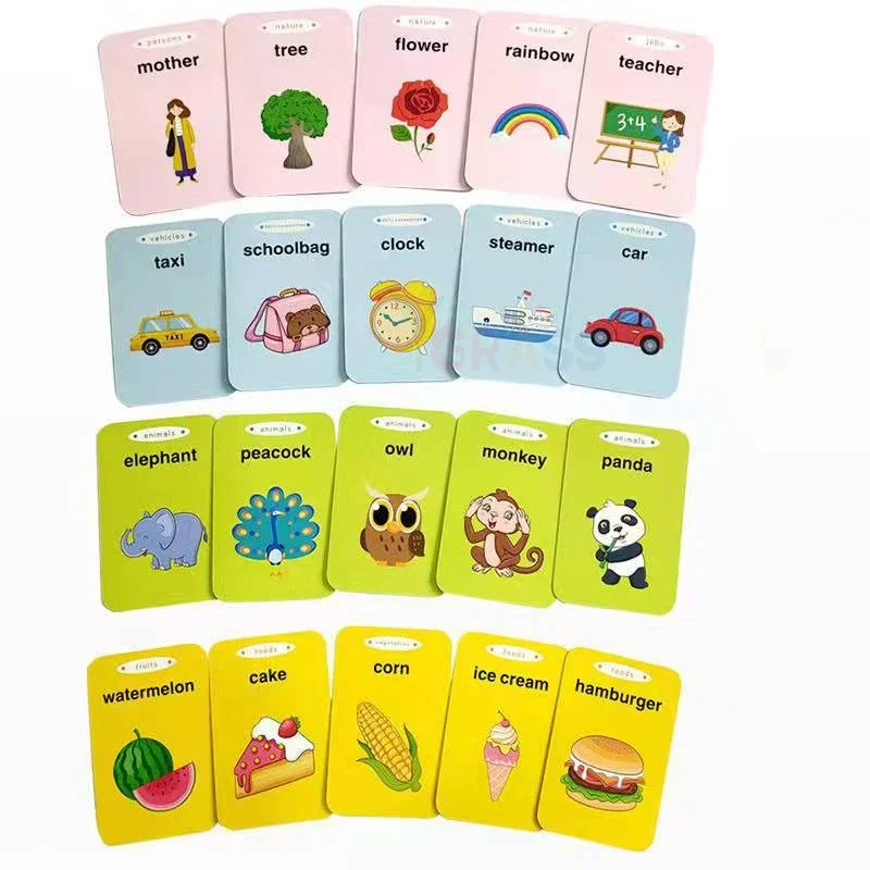 Educational Learning Talking Flash Cards for Kids Audio Book Gift English Russian Spanish French,educational learning toy,alphabet educational toys