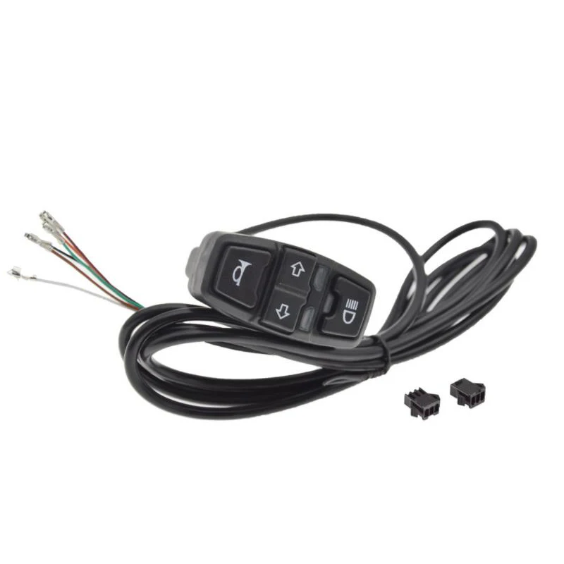 Scooter 36/48V Electric Mountain Bike Headlights/Horns/Turning Lights Waterproof 6 Pins For Electric Snow Bicycle