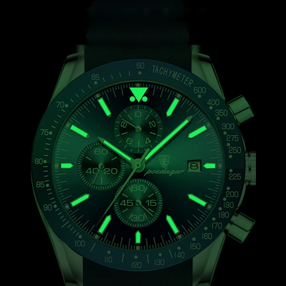 Orologio cronografo uomo impermeabile automatico meccanico affari_voghion.com