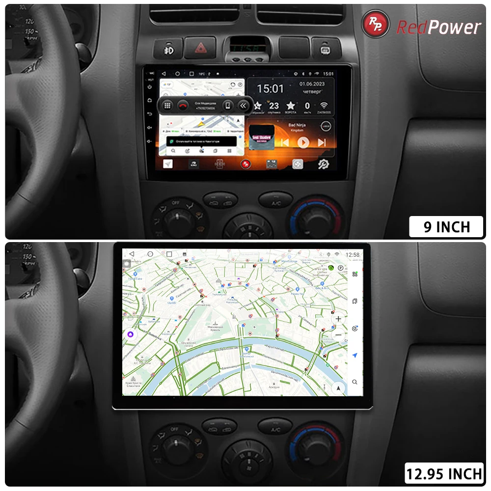 Фото 12.95 inch Автомагнитола RedPower Hi-Fi для Hyundai Santa Fe 2000 - 2012 Android 10.0 DVD Player Audio Video DSP CarPlay 2 Din №3
