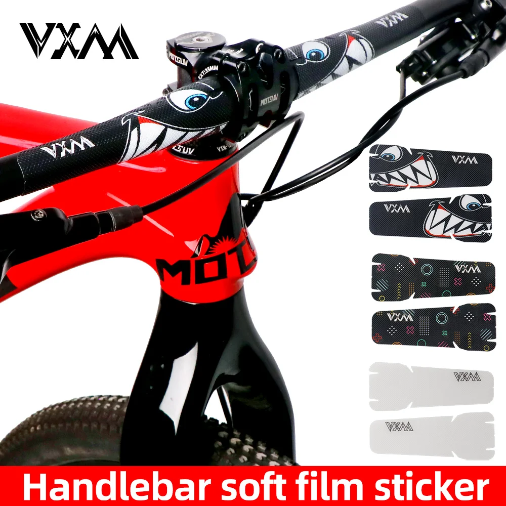 Mountain Bike Handlebar Sticker Anti-scratch PVC Sticker Sunscreen ...