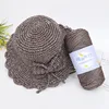 2MM Hollow Knitted Crochet Yarns For DIY Handbag Basket Purse Cushion Nylon Cord Polyester Thread Round Rope Line Woven for Sale 2