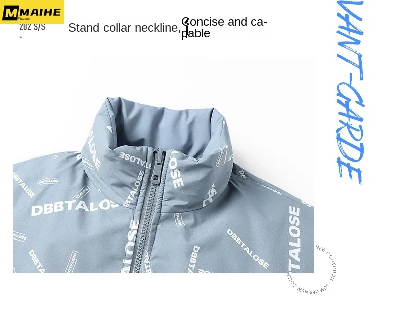 Preppy Winter Jacket Men Reversible Parkas Thicken Warm Coat Mens Streetwear Jackets Parka Women Fashion Outwear Coats Oversize