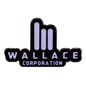 Wallace Corporatiion Logo Badge Sci-fi Action Movie Blade Runner 2049 Inspiration Brooch Metal Pins