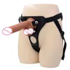 Men's Strap-on Realistic Penis Dildo Pants Sex Toys for Men Gay Strapon Harness Belt Adult Games Huge Adult Toys 1