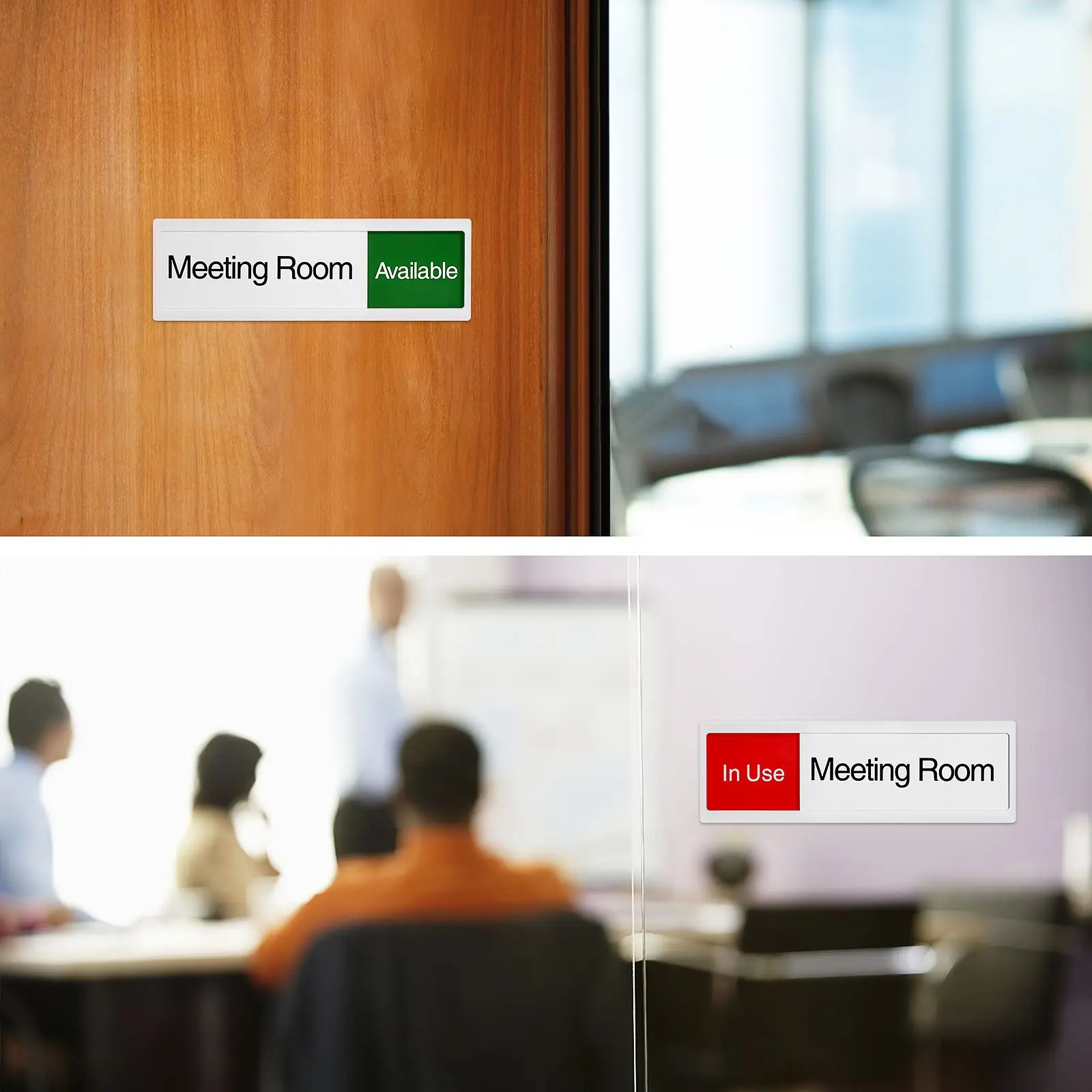 Sign Door Office Occupied Privacy Not Room Do Disturb Meeting Signs Indicator Slider Signboard Available Slide Door Sign