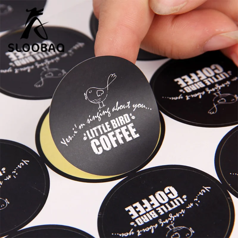 

custom print sticker labels white paper or clear pvc stickers logo text adhesive stickers 1000pcs lot