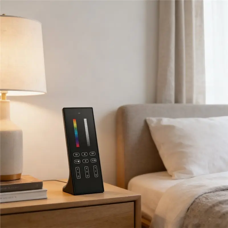 온도 조절 디머 밝기 조절 CCT RGB+CCT 2.4G 수직형 리모컨 LED 스트립 조명용
