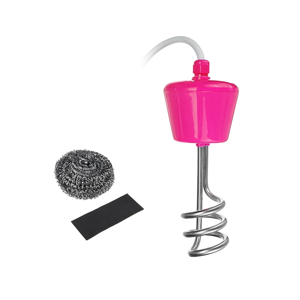 2000/2500/3000W Floating Electric Heater Boiler Water Heating Element Portable Immersion Suspension The stainless steel heat up 5