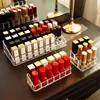 12 Grids Makeup Organizer Box Transparent Lipstick Makeup Brush Storage Holder Home Bathroom Desk Storage Boxes Accessories 2